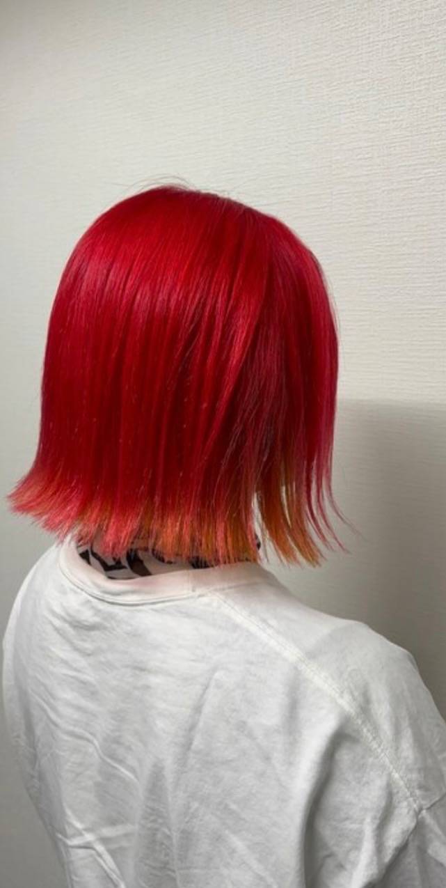 パキッとおしゃれなデザインカラーᕷ*.°大阪府泉佐野市駅近髪質改善サロンAnge✄﻿